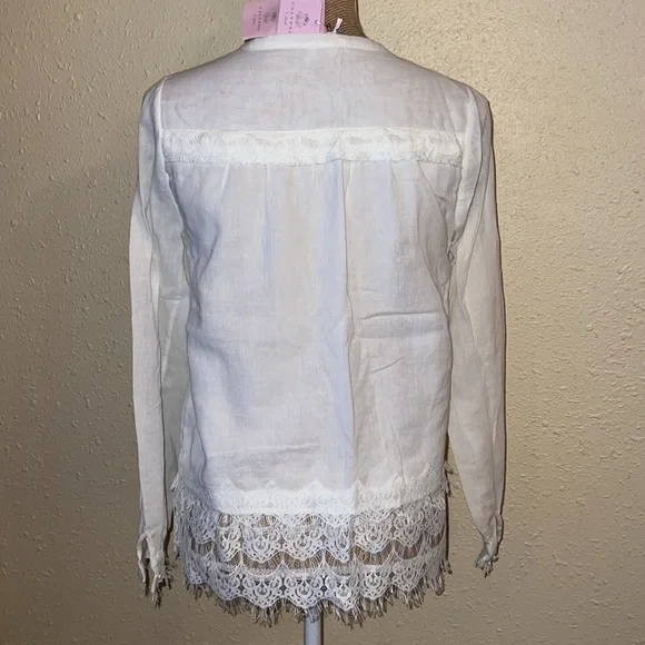CALYPSO adorable white blouse XS - Picture 2 of 7